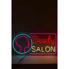 Neon Beauty Salon Led Aydınlatma Tabela